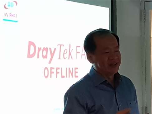 Khởi động chuỗi sự kiện DrayTek Fan Offline: Chia sẻ kinh nghiệm, lắng nghe ý kiến khách hàng