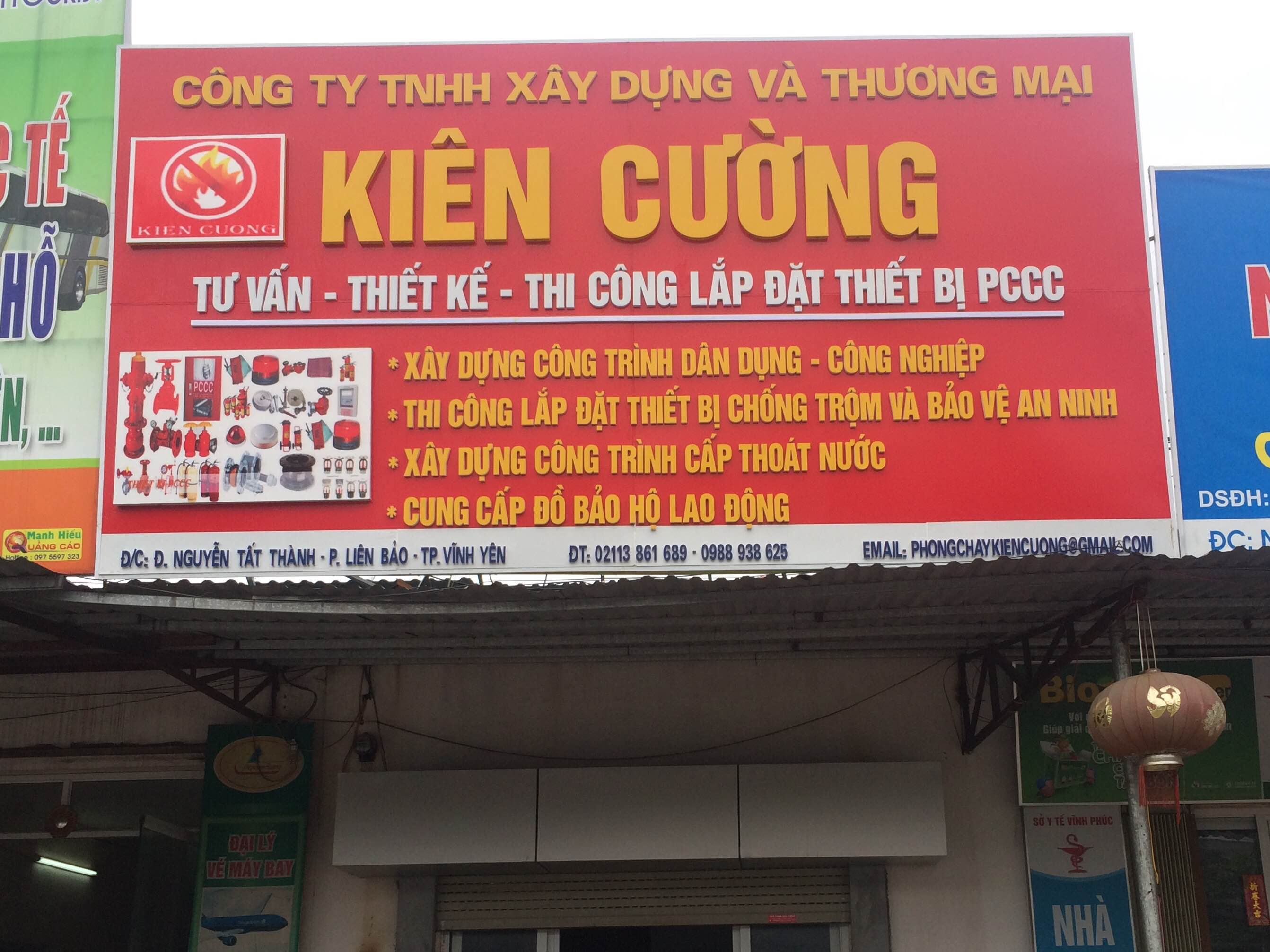 Công ty TNHH xây dựng và thương mại Kiên Cường