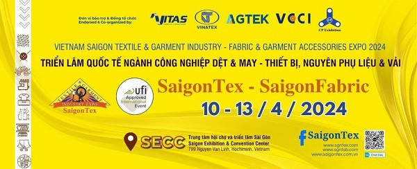 Triển lãm Công nghiệp Dệt may Việt Nam- SaigonTex 2024