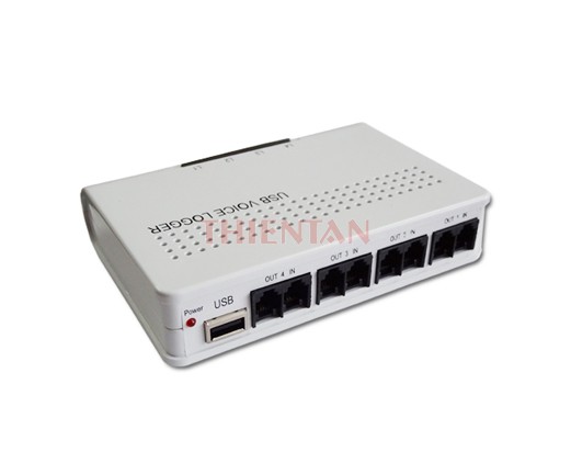 Box ghi âm điện thoại 4 kênh kết nối USB Tansonic - TX2006U4