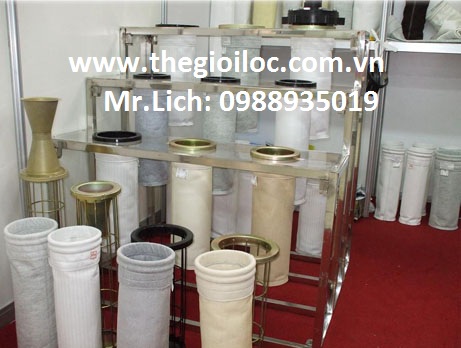 Túi lọc bụi gỗ và xi măng