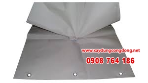 Vải lọc máy ép bùn khung bản