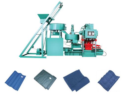 Công nghệ và dây chuyền sản xuất ngói xi măng màu Model SMY8-128