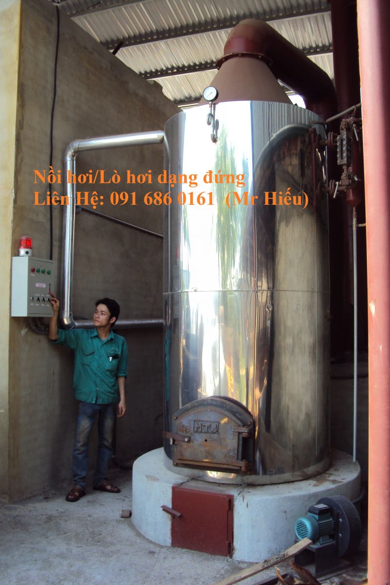 Nồi hơi công suất 750kg hơi giờ dạng đứng