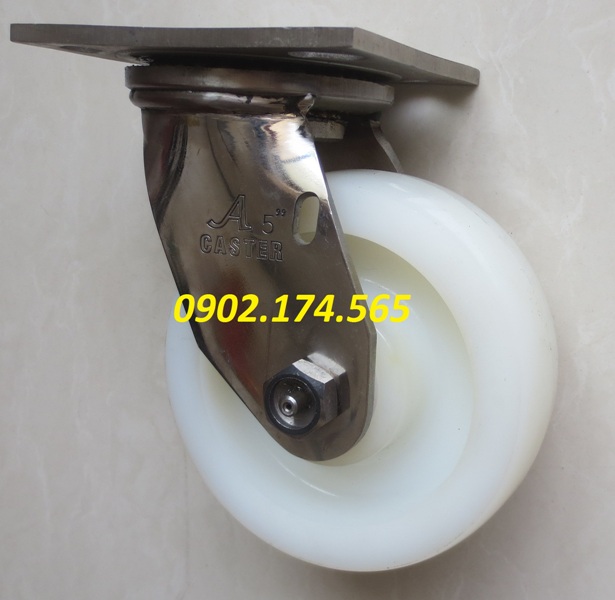 Bánh xe đẩy càng inox 304 chống gỉ sét
