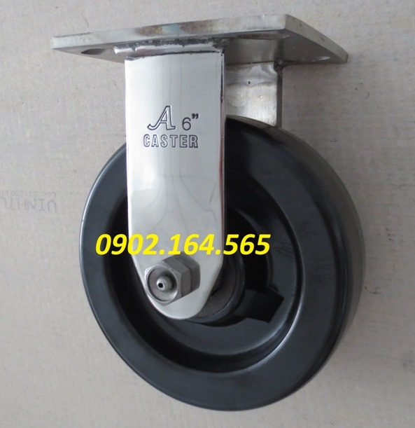 Bánh xe chịu nhiệt độ cao Phenolic càng inox 304