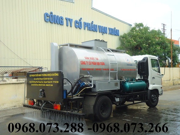 Xe phun tưới nhựa đường, nhũ tương 5M3