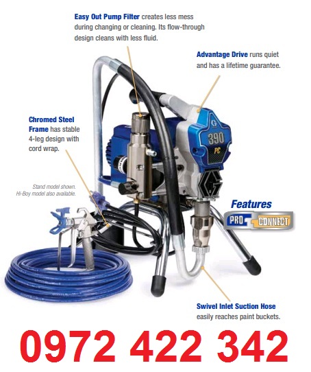 Máy phun sơn Graco 390 PC
