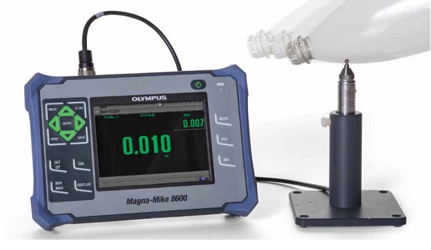 Máy đo chiều dày chai nhựa Magnamike 8600