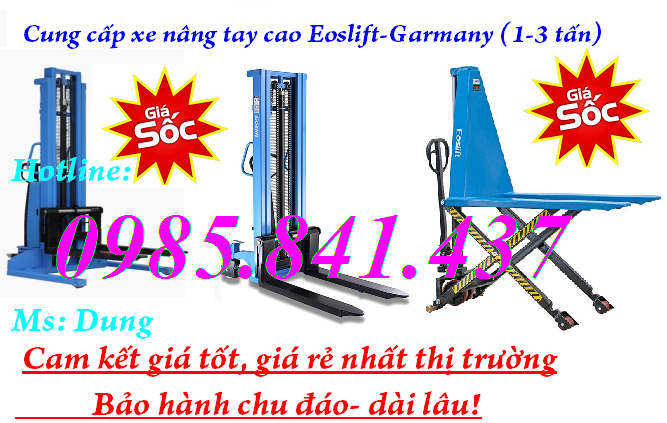 Xe nâng tay cao chân rộng HSA-W