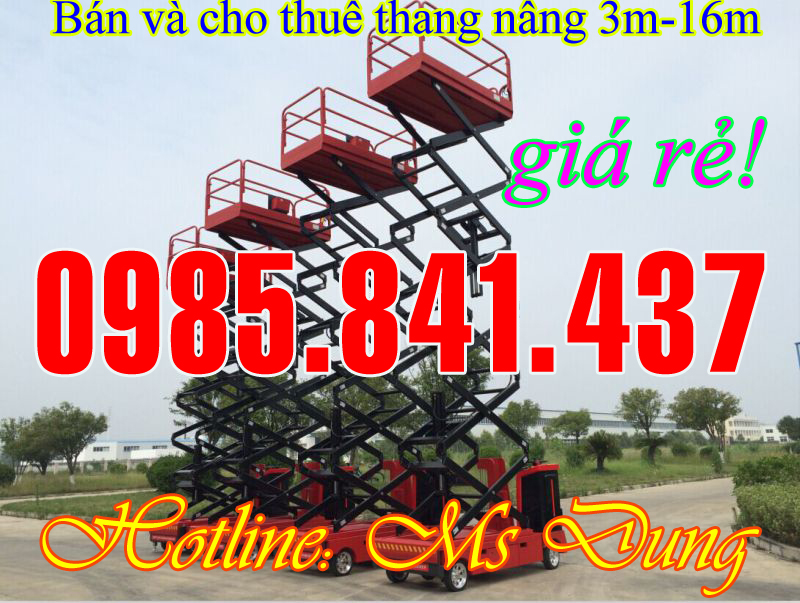 Thang nâng ziczac Eoslift - USA, 500kg 9m