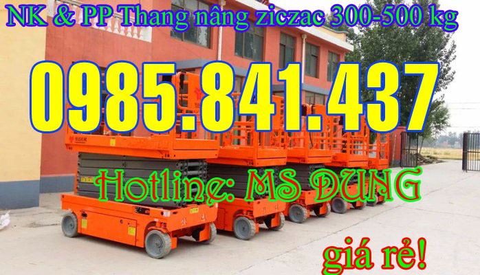 Thang nâng zizac Noveltek 300kg - 12m - Taiwan