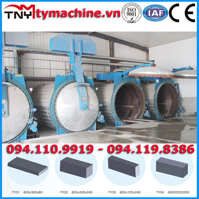 Cung cấp dây chuyền sản xuất gạch bê tông khí chưng áp AAC