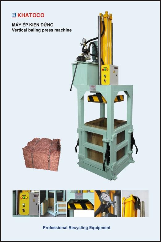 Máy ép giấy đứng