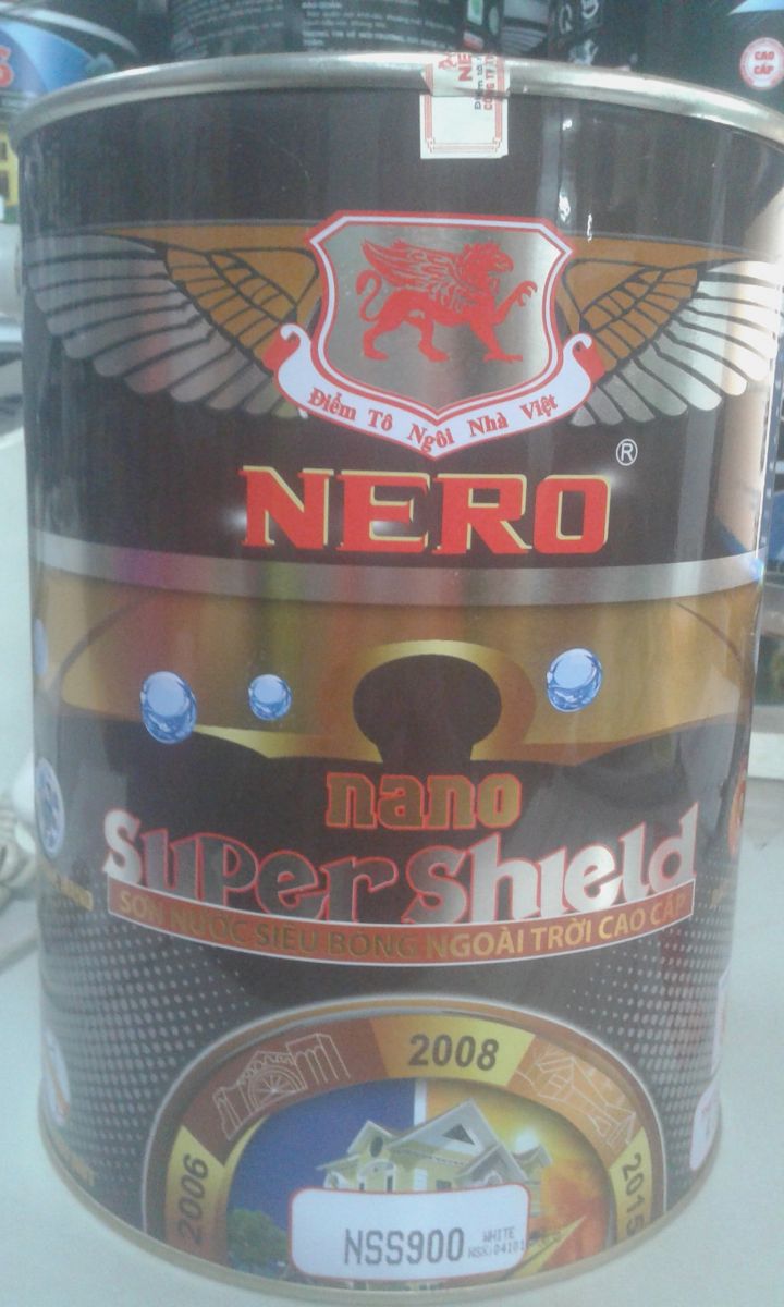 NERO NANO SUPER SHIELD- Sơn nước siêu bóng ngoài trời cao cấp