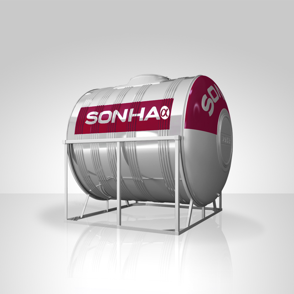 Bồn inox Sơn Hà Alpha ngang BAMN2500 (Φ1140)