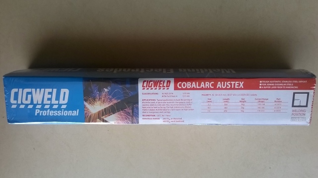 Que hàn Cobalarc CR70, 9E, Austex, Esab OK84.78