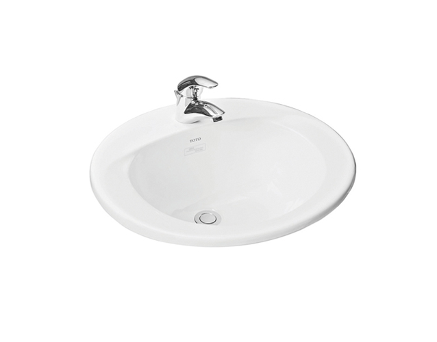 Chậu đặt dương vành (1 lỗ)