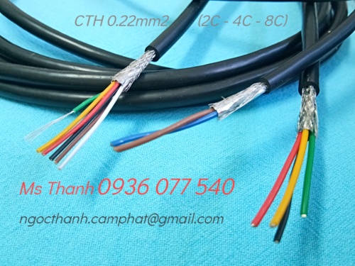Cáp tín hiệu chống nhiễu 2 x 0.22 mm2, Altek kabel 0.22 mm2