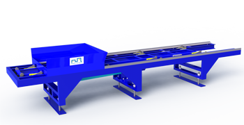 Băng chuyền Pallet trong dây chuyền sản xuất gạch DmCline.