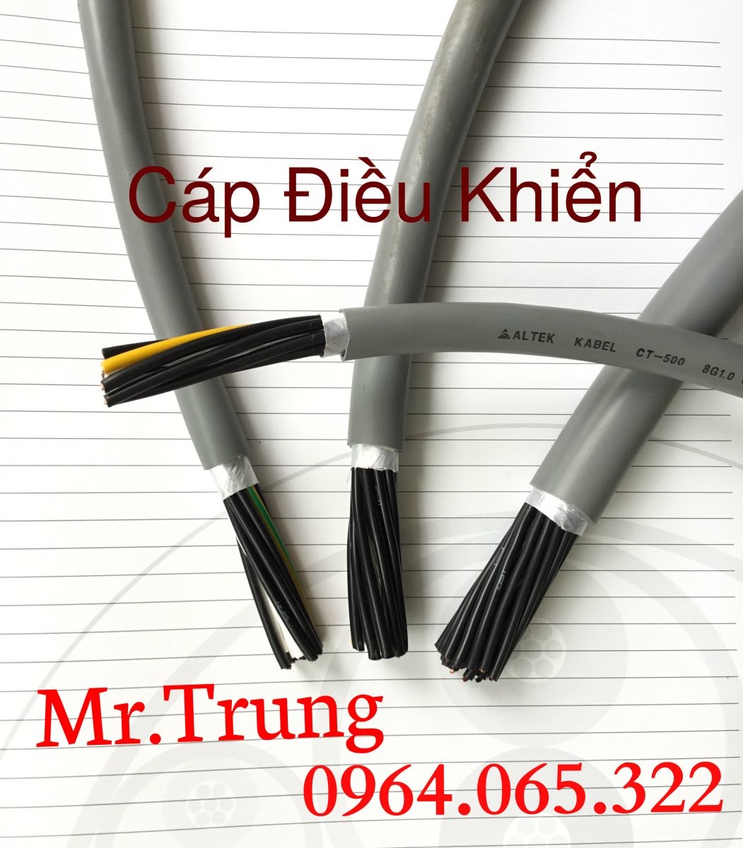 cáp điều khiển, cáp tín hiệu có lưới đồng đan chống nhiễu