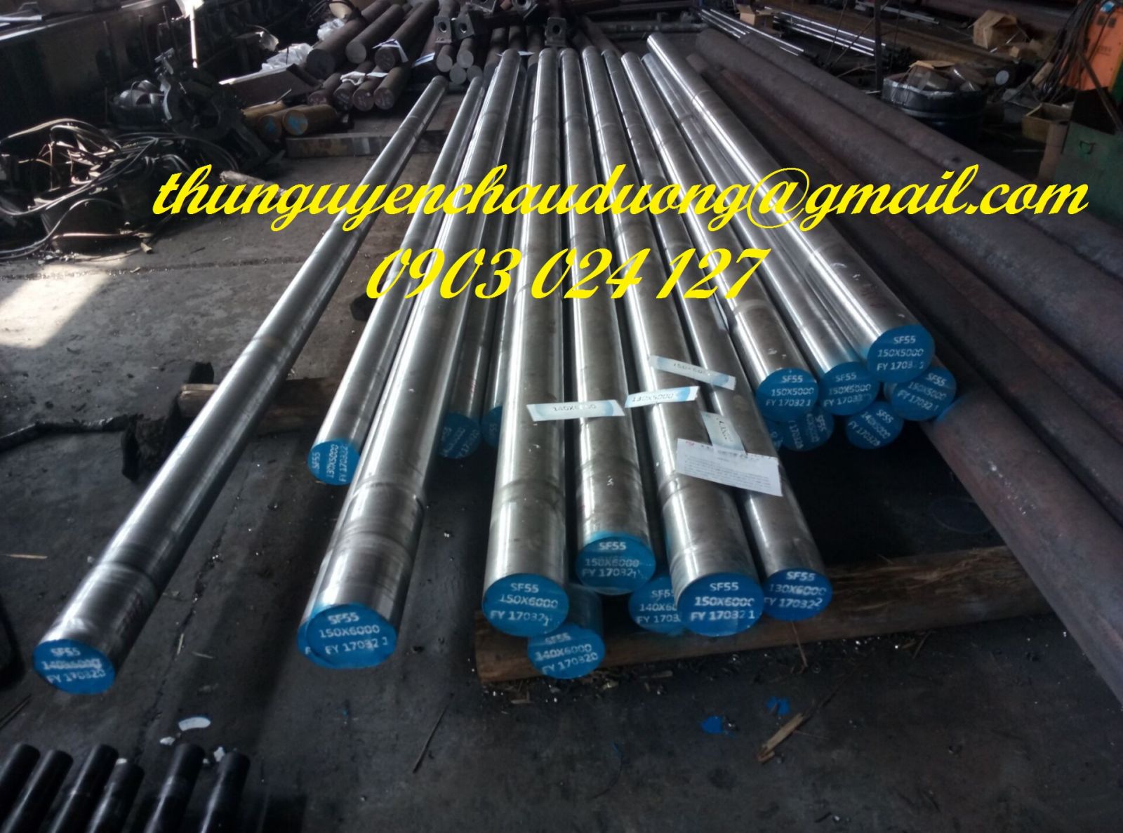 Thép rèn làm trục tàu, trục chân vịt SF55, SF55W, SF45, SF45W