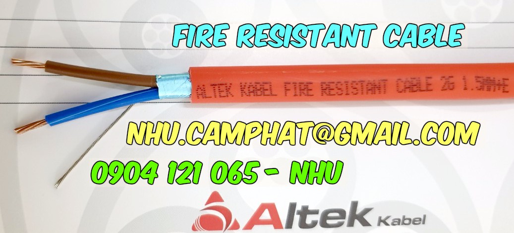 Nhập khẩu trực tiếp cáp chống cháy hiệu altek kabel