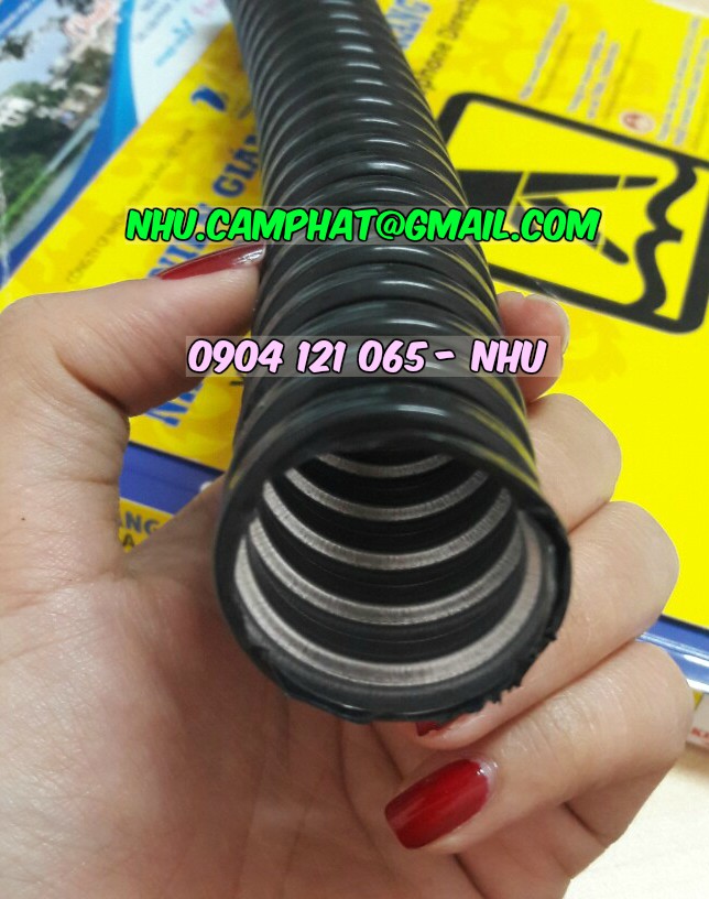 Ống ruột gà lõi thép bọc nhựa sẵn kho