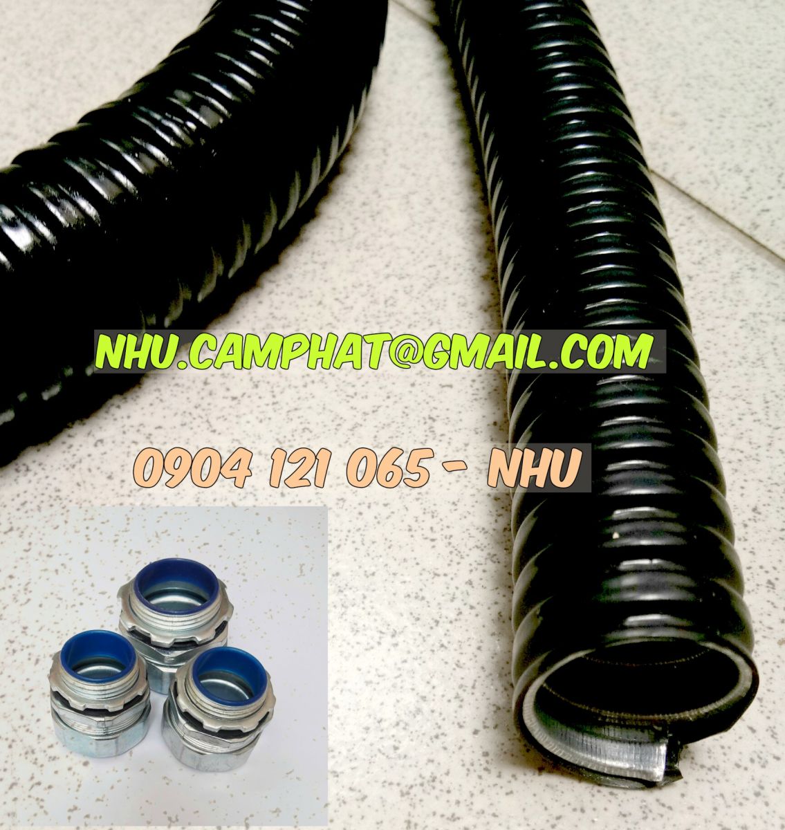 Phân phối ống ruột gà lõi thép bọc nhựa hàng nhập khẩu