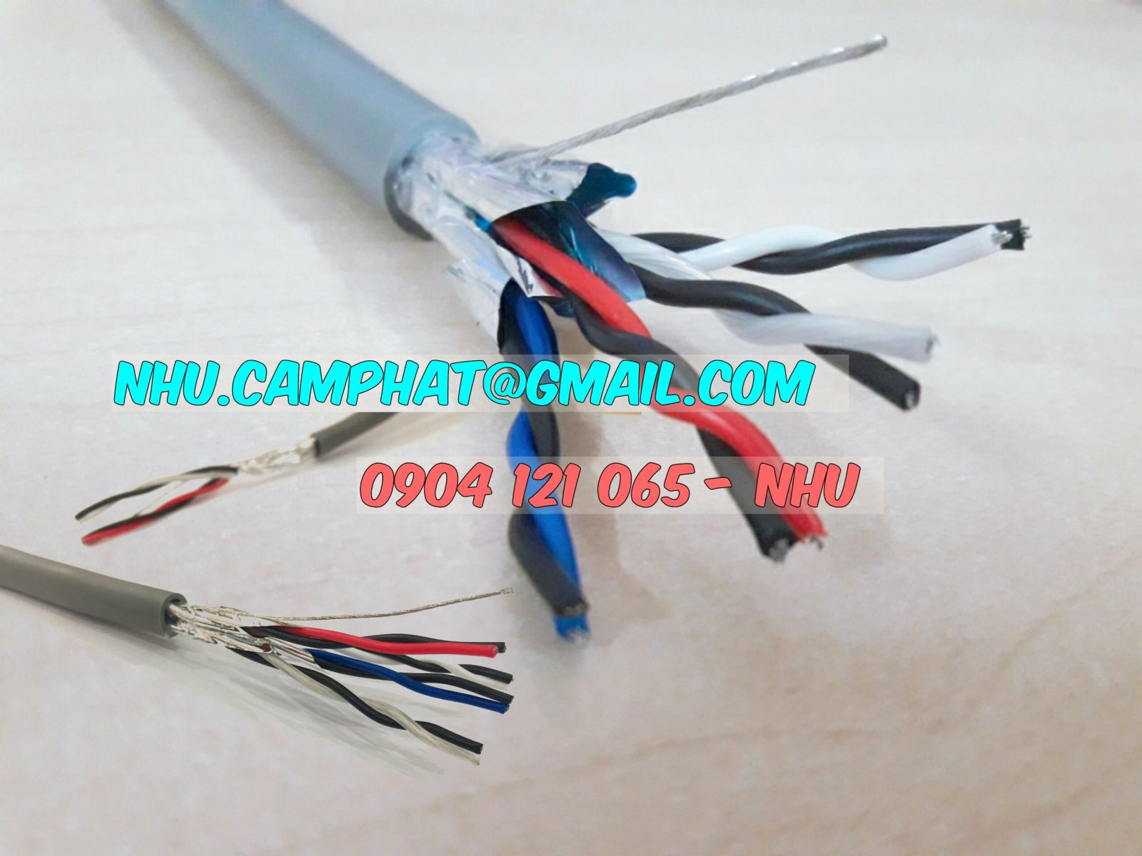 Cáp tín hiệu vặn xoắn chống nhiễu AWG hàng sẵn kho, phân phối toàn quốc