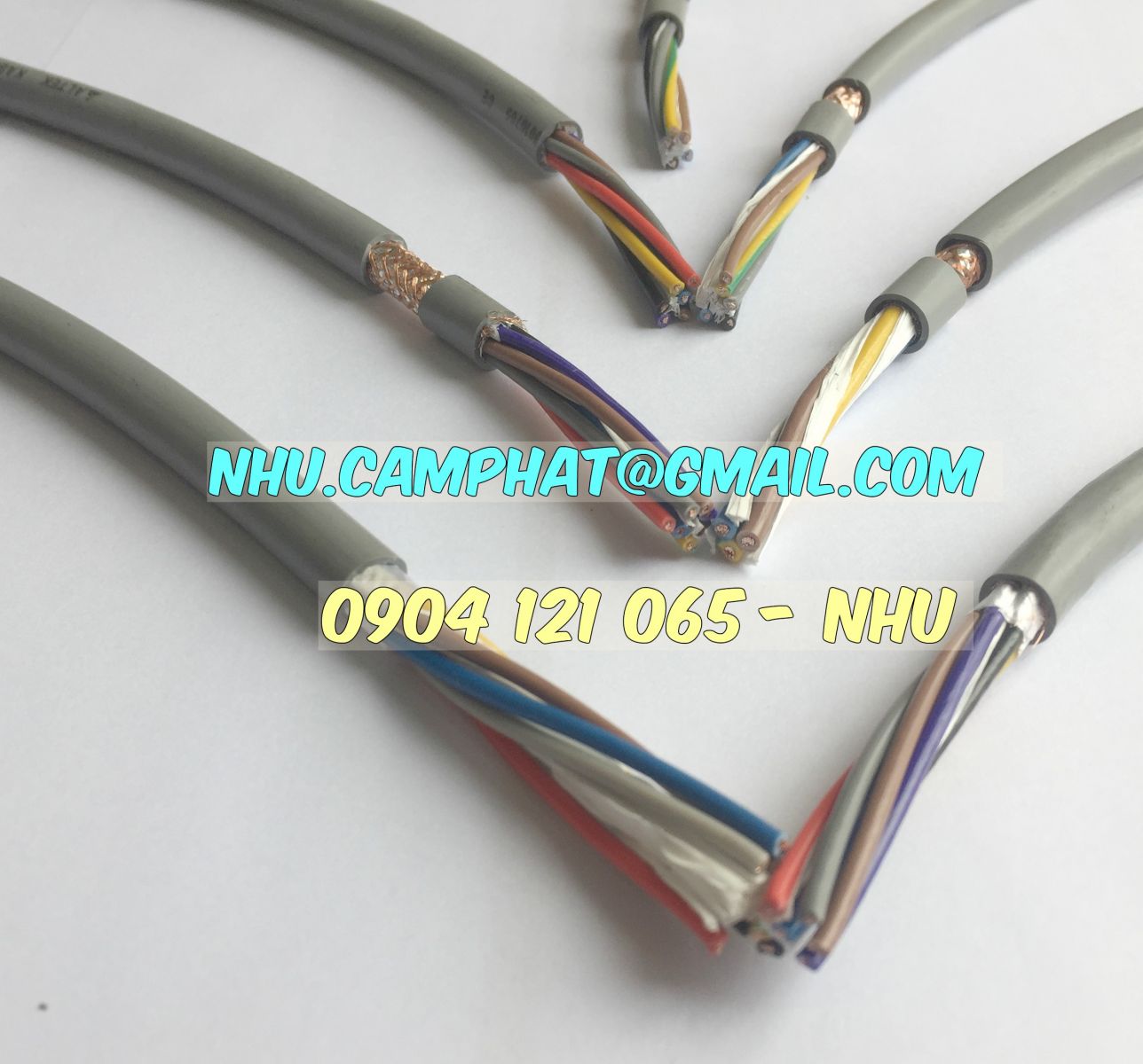 Cáp điều khiển Altek Kabel vỏ màu xám - sẵn kho