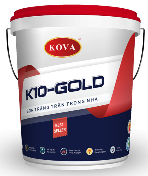 Sơn Kova trắng trần trong nhà K10-Gold – 20kg