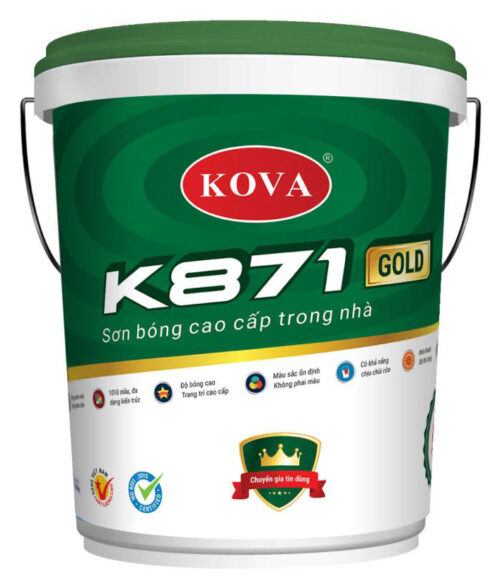 Sơn Kova bóng cao cấp trong nhà K871-Gold – 20kg