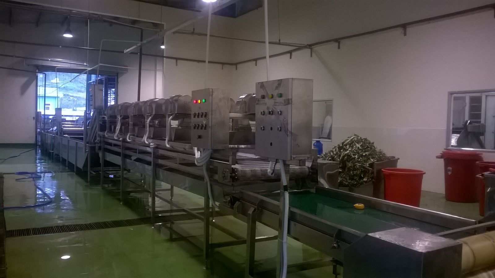 Dây chuyền rửa rau