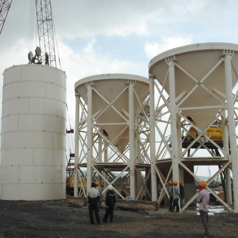 Trạm trộn bê tông xi măng 120m3/h